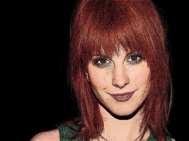 Woman with Red Hair — Neutral, Comic