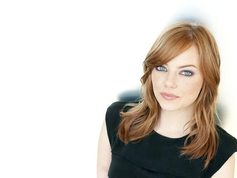 Woman with Red Hair — Neutral, Photograph, Black Top