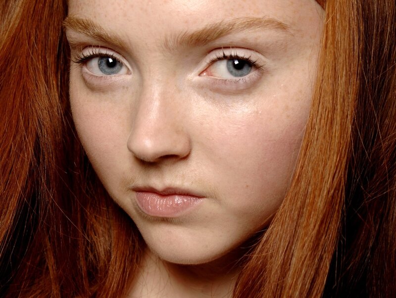 Woman with Red Hair — Neutral, Photograph, Eyes, Face