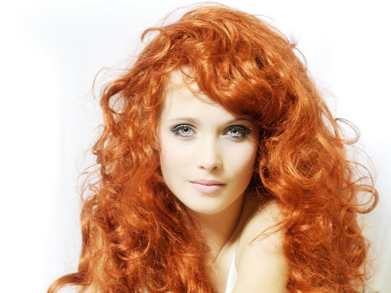 Woman with Red Hair — Neutral, Photograph, Eyes, Shoulder
