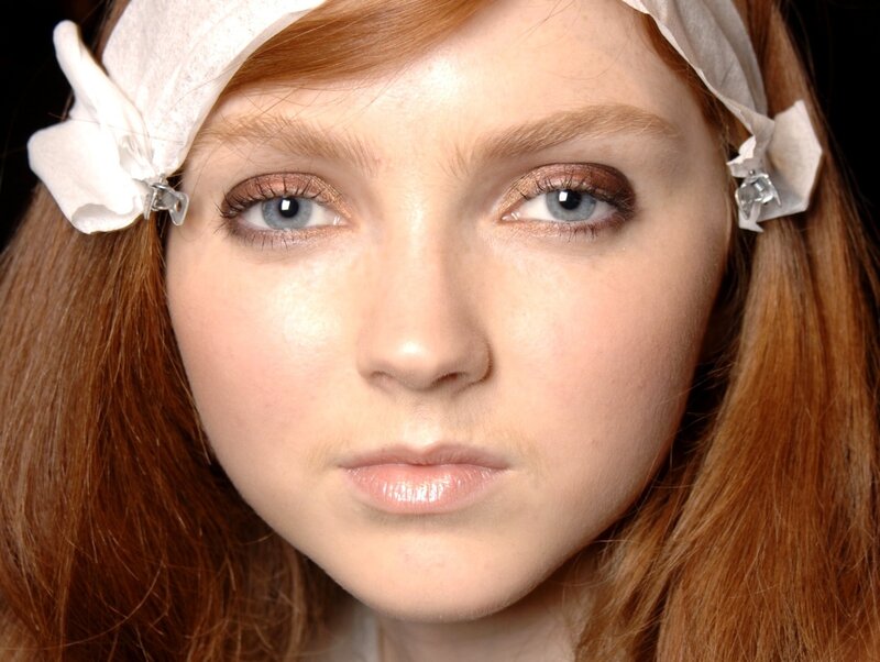Woman with Red Hair — Neutral, Photograph, Headband