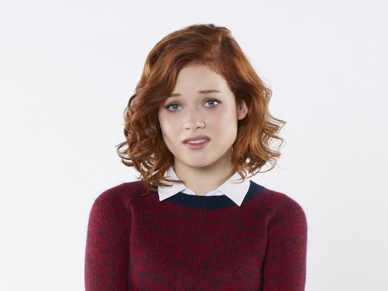 Woman with Red Hair — Neutral, Photograph, Sweater