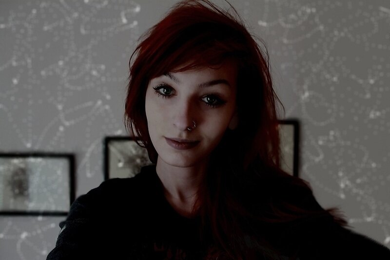 Woman with Red Hair — Neutral, Photograph, Wallpaper