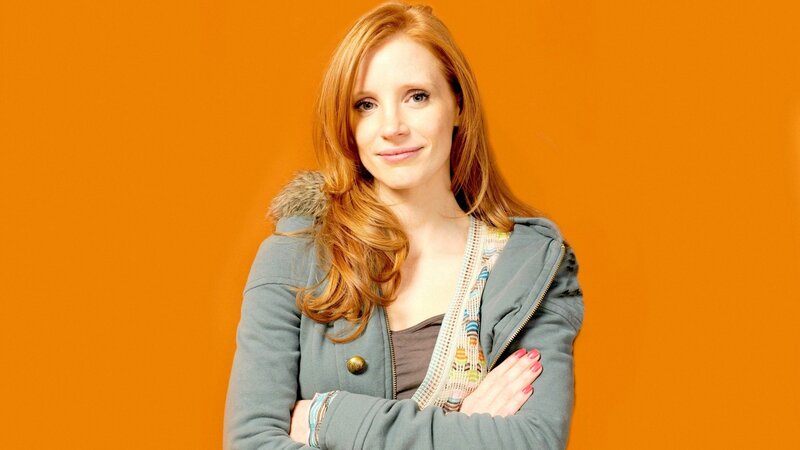 Woman with Red Hair — Orange, Neutral, Photograph, Jacket