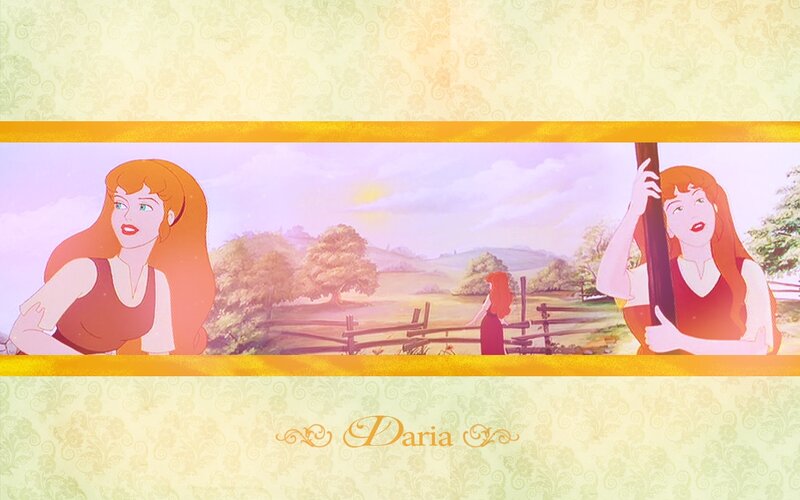 Woman with Red Hair — Orange, Serene, Sunset