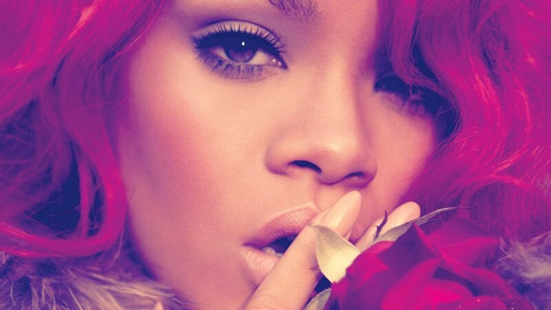 Woman with Red Hair — Pink, Dramatic, Photograph, Rose