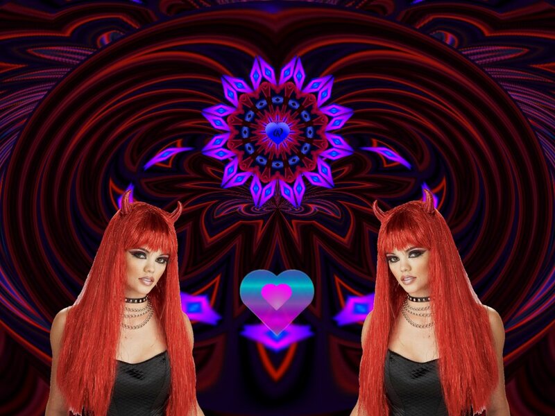 Woman with Red Hair — Psychedelic