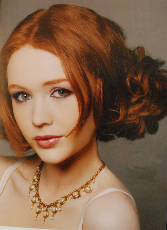 Woman with Red Hair — Serene, Photograph, Necklace