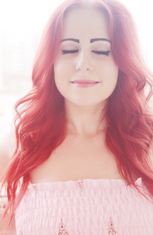 Woman with Red Hair — Serene, Photograph, Top