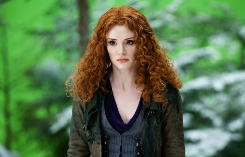 Woman with Red Hair — Serious, Photograph, Forest