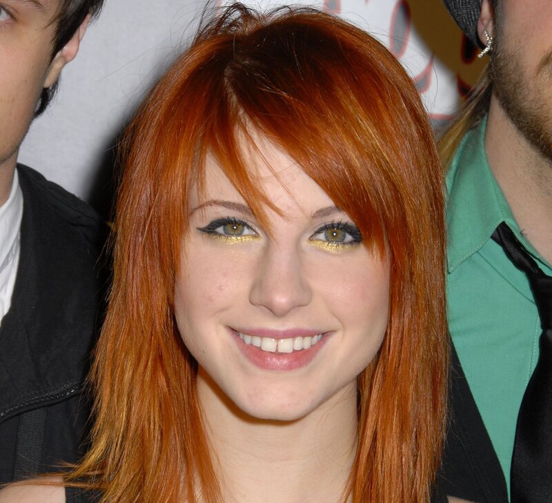 Woman with Red Hair — Smiling, Photograph
