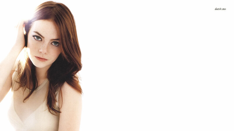 Woman with Red Hair — White, Calm, Photograph, Light