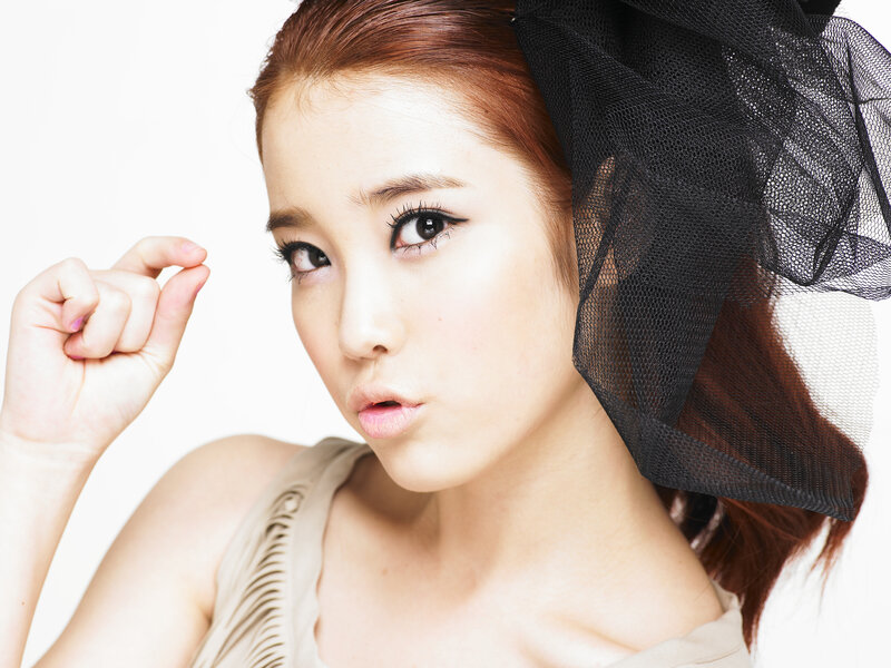 Woman with Red Hair — White, Dramatic, Photograph, Black Veil