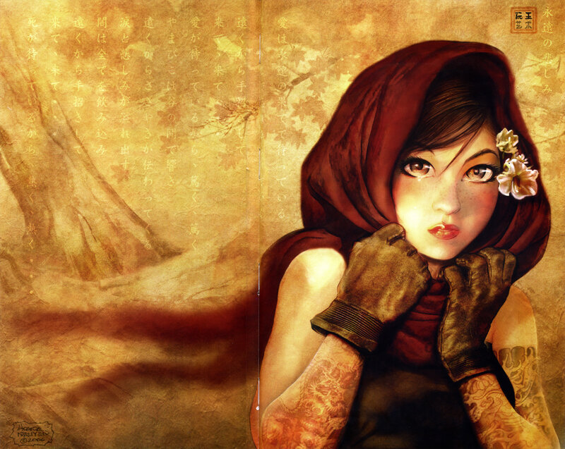Woman with Red Hood — Dramatic