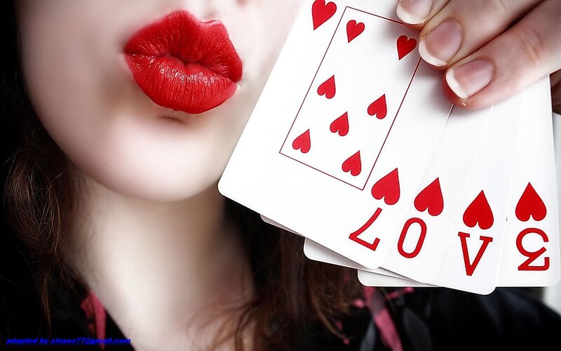 Woman with Red Lips — Seductive