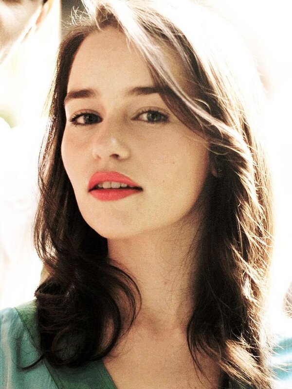 woman with red lipstick