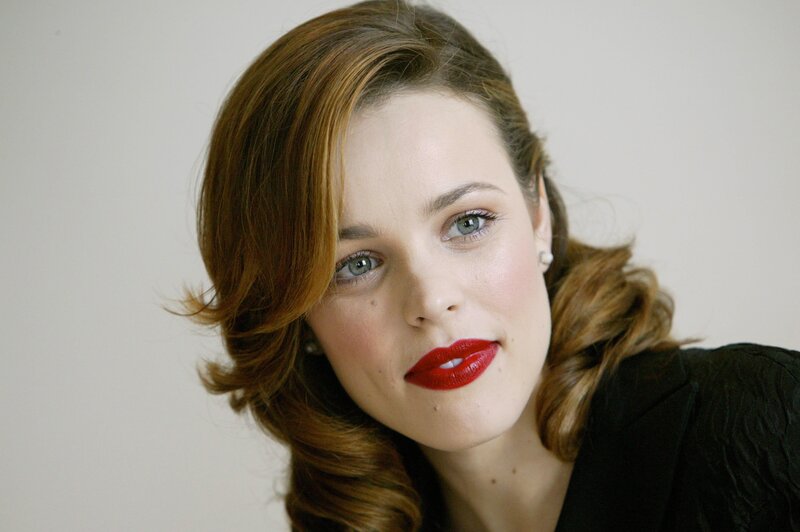 woman with red lipstick