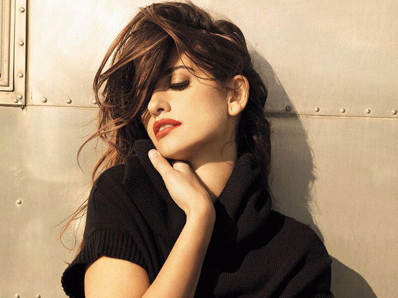 Woman with Red Lipstick — Black, Dramatic, Afternoon