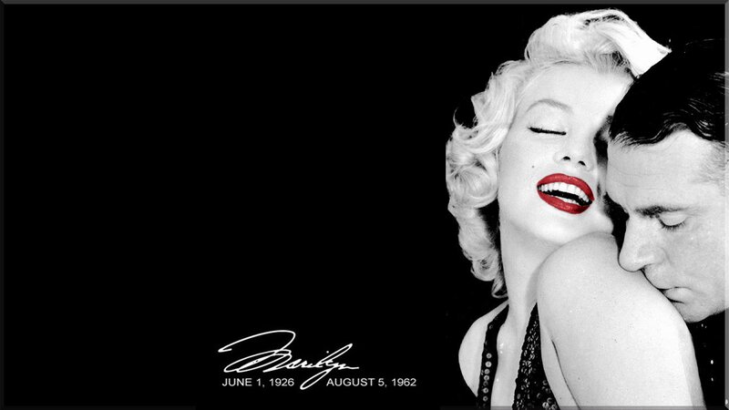 Woman with Red Lipstick — Black, Dramatic, Photograph, Man