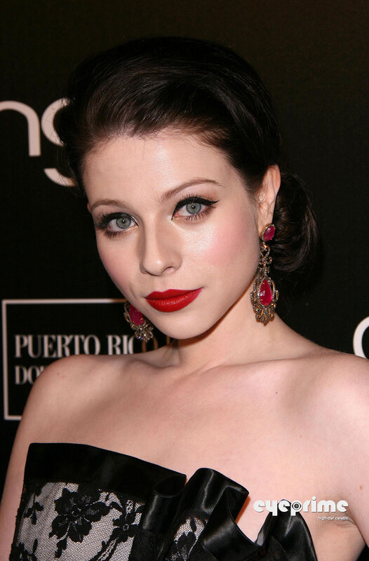 Woman with Red Lipstick — Black, Formal, Photograph, Earrings