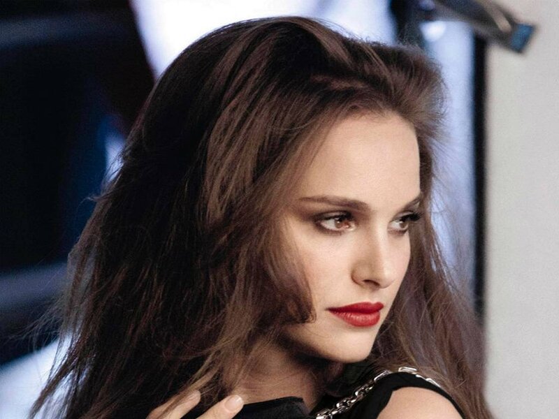 Woman with Red Lipstick — Brown, Serious