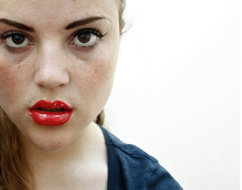 Woman with Red Lipstick — Direct