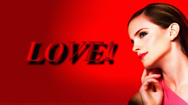 Woman with Red Lipstick — Dramatic, Photograph, Red Background, Text, Hand