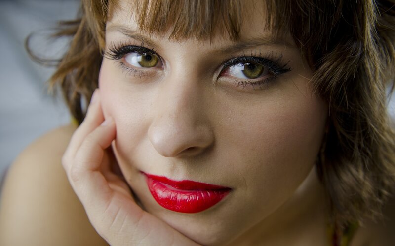 Woman with Red Lipstick — Intimate