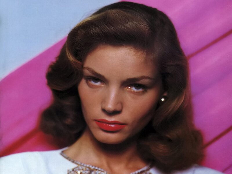 Woman with Red Lipstick — Pink, Dramatic, Photograph, Red Lipstick
