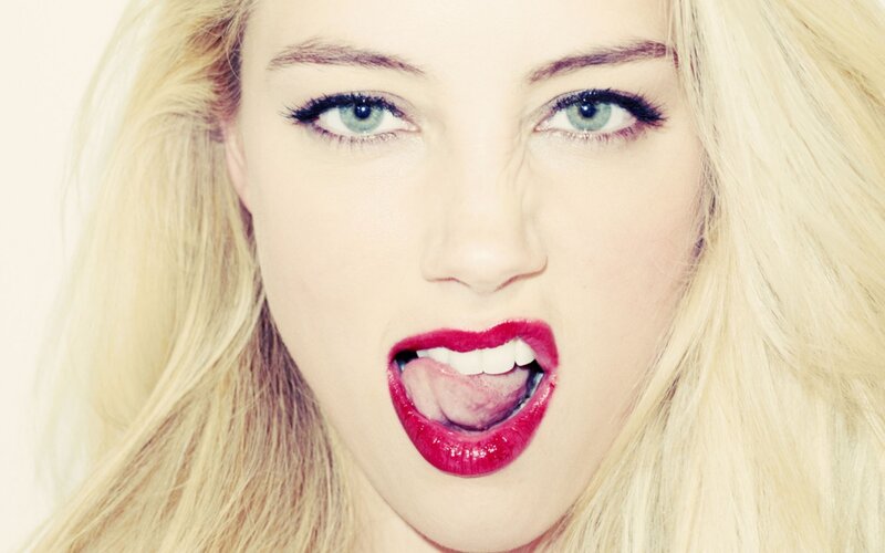 Woman with Red Lipstick — Provocative
