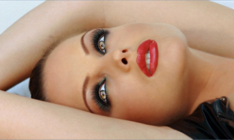 Woman with Red Lipstick — Seductive