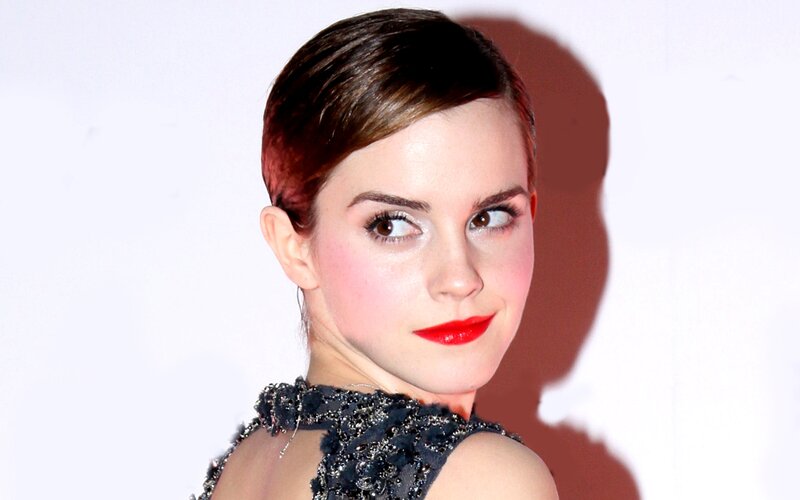 Woman with Red Lipstick — White, Neutral