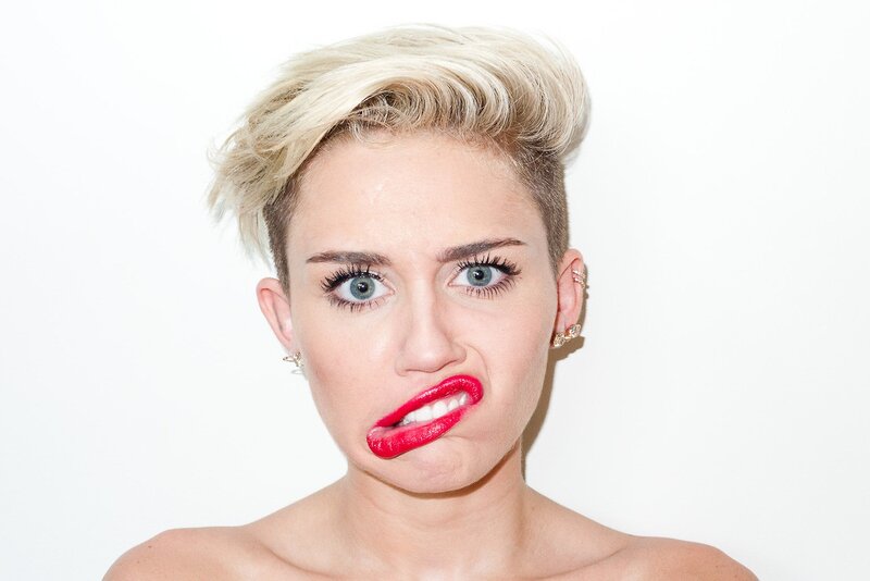Woman with Red Lipstick — White, Playful
