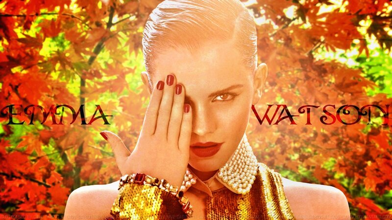 Woman with Red Nails — Dramatic, Autumn