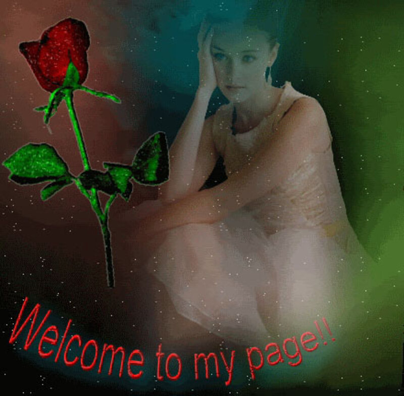 Woman with Red Rose — Dramatic, Digital Art, Text