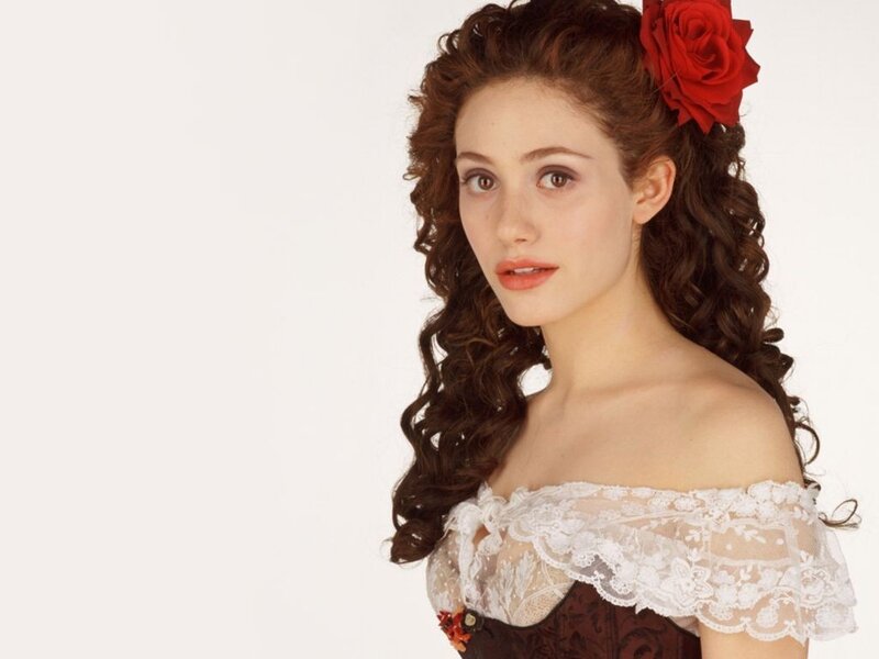 Woman with Red Rose — White, Dramatic, Photograph, Red Rose, Lace Dress