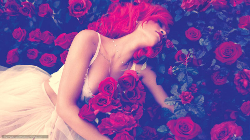 woman with red roses