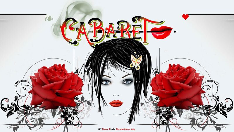 Woman with Red Roses — Dramatic, Digital Art, Butterfly