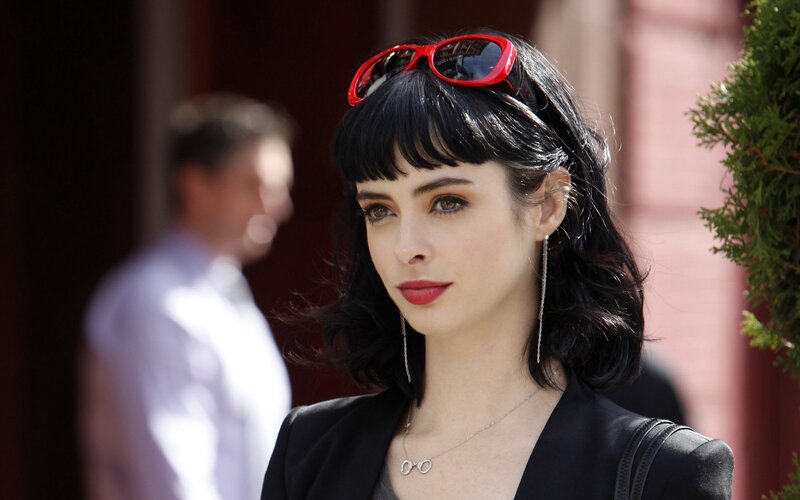 Woman with Red Sunglasses — Black, Neutral