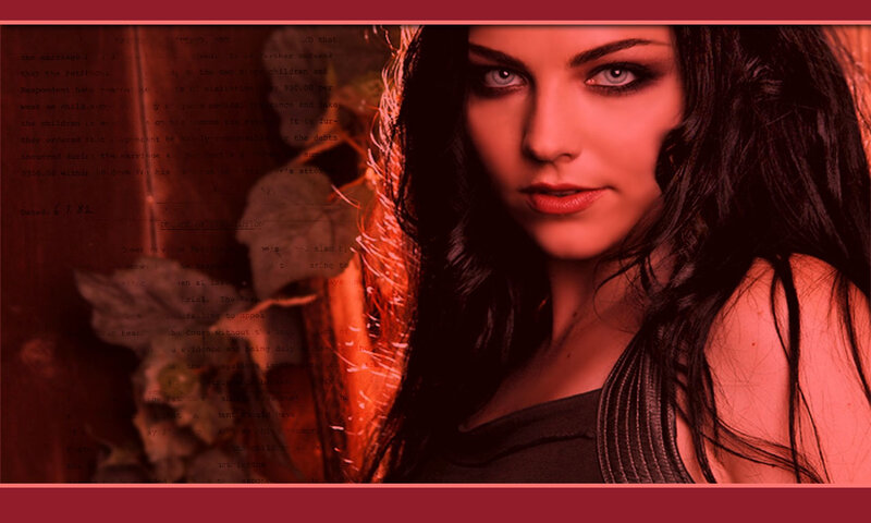 woman with red tint and document