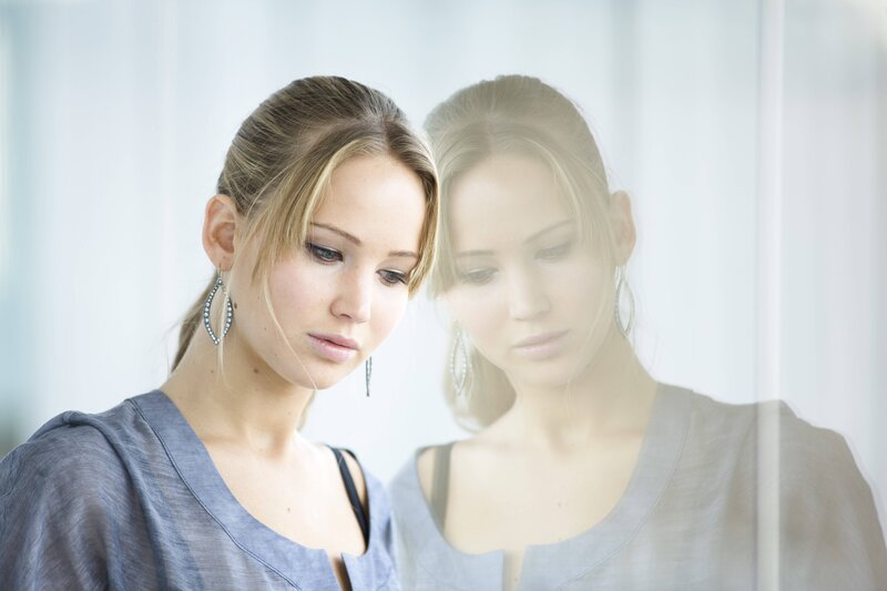 woman with reflection