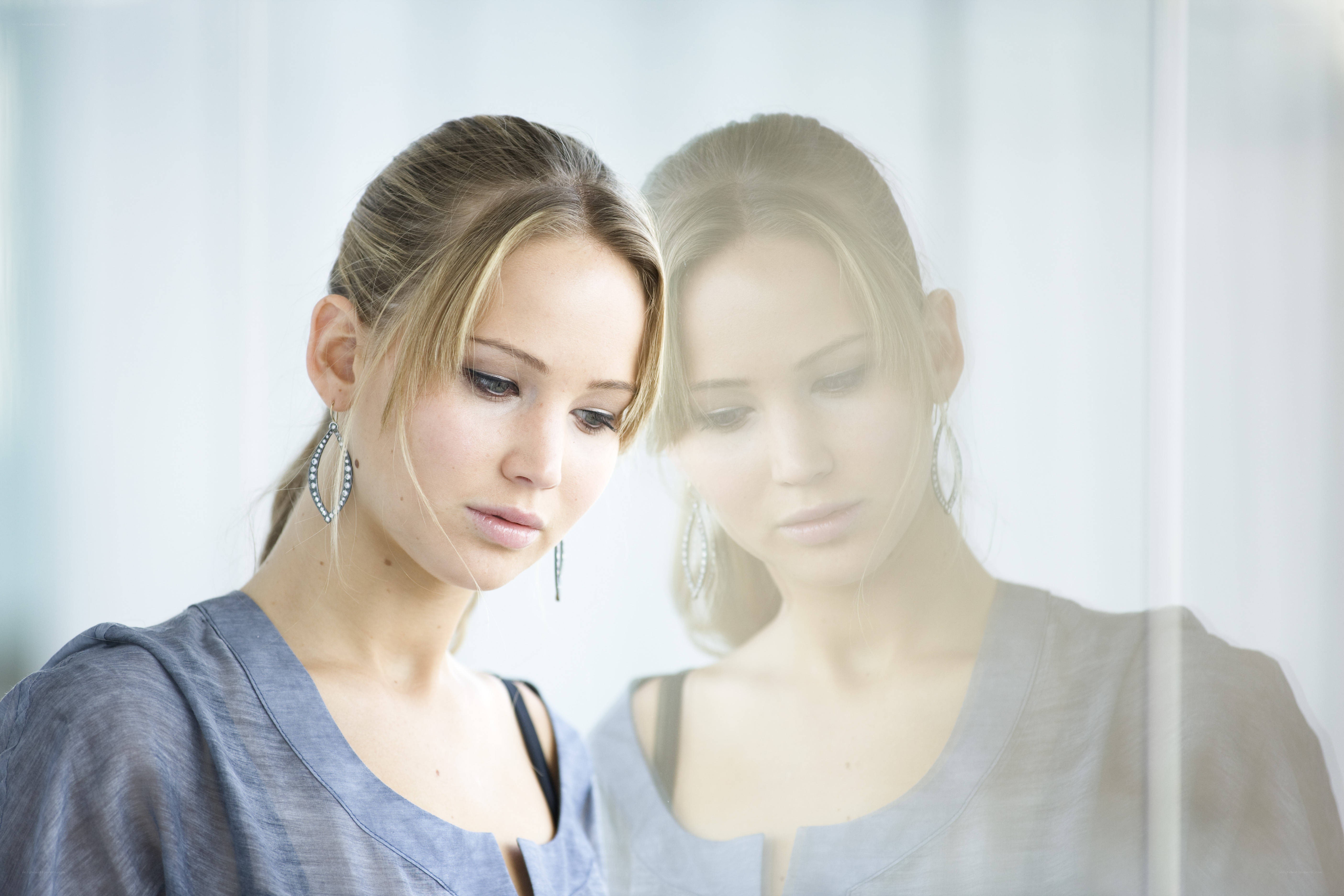 woman with reflection
