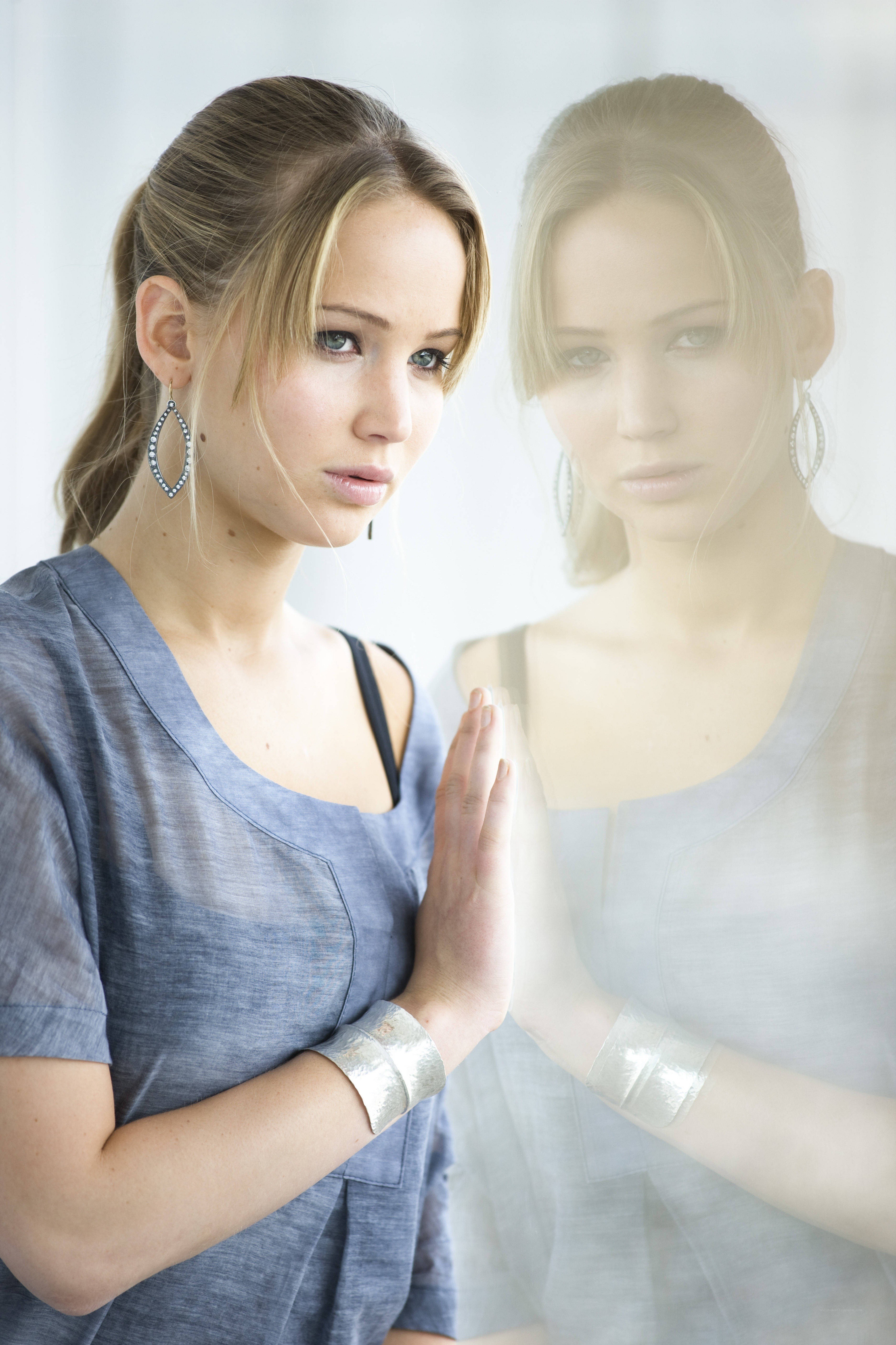 woman with reflection