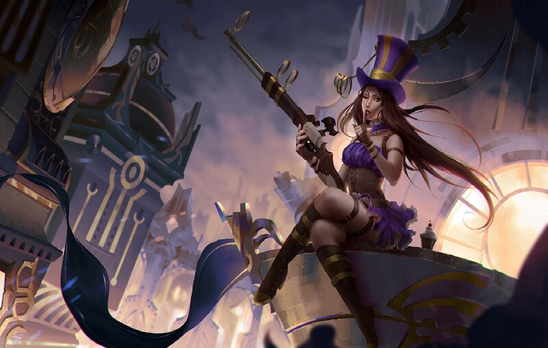 Woman with Rifle and Top Hat