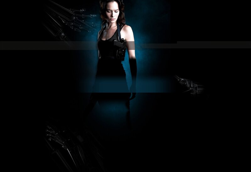 Woman with robotic arms