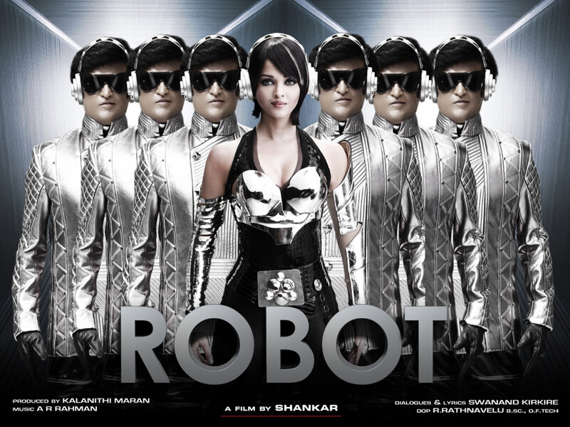 Woman with Robotic Men