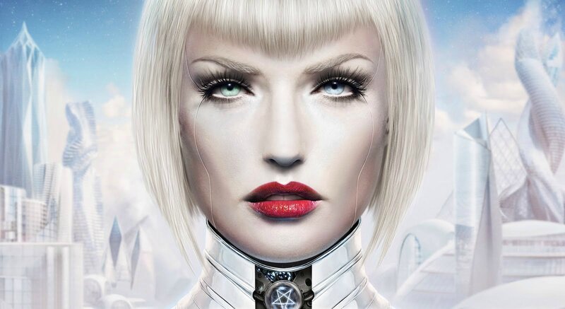Woman with Robotic Neck