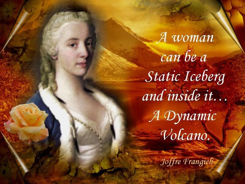 Woman with Rose — Orange, Dramatic, Sunset