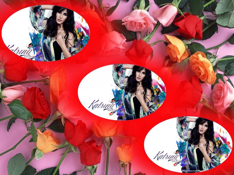 Woman with Roses — Red, Vibrant