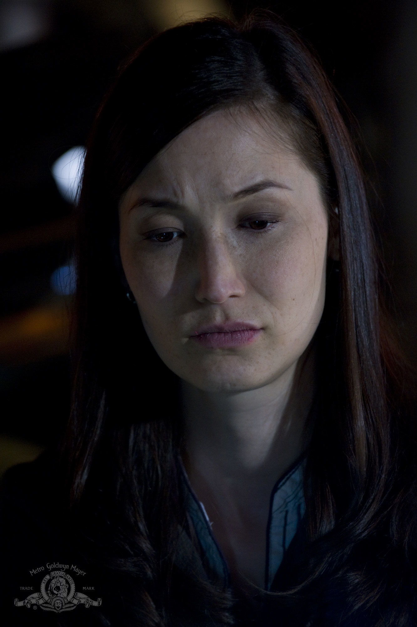 woman with sad expression